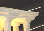 Decor corniche et colonnes